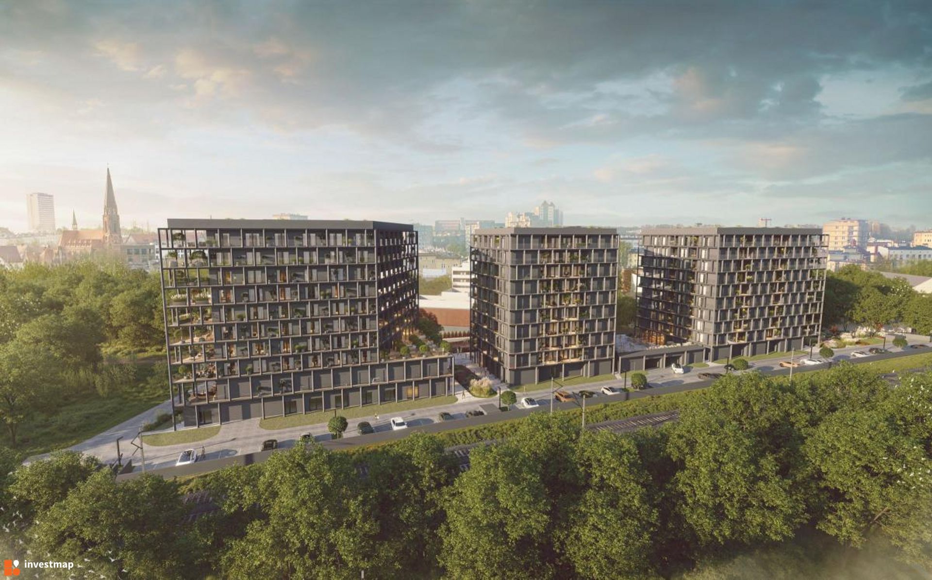 W centrum Katowic powstają VIDOK Apartamenty