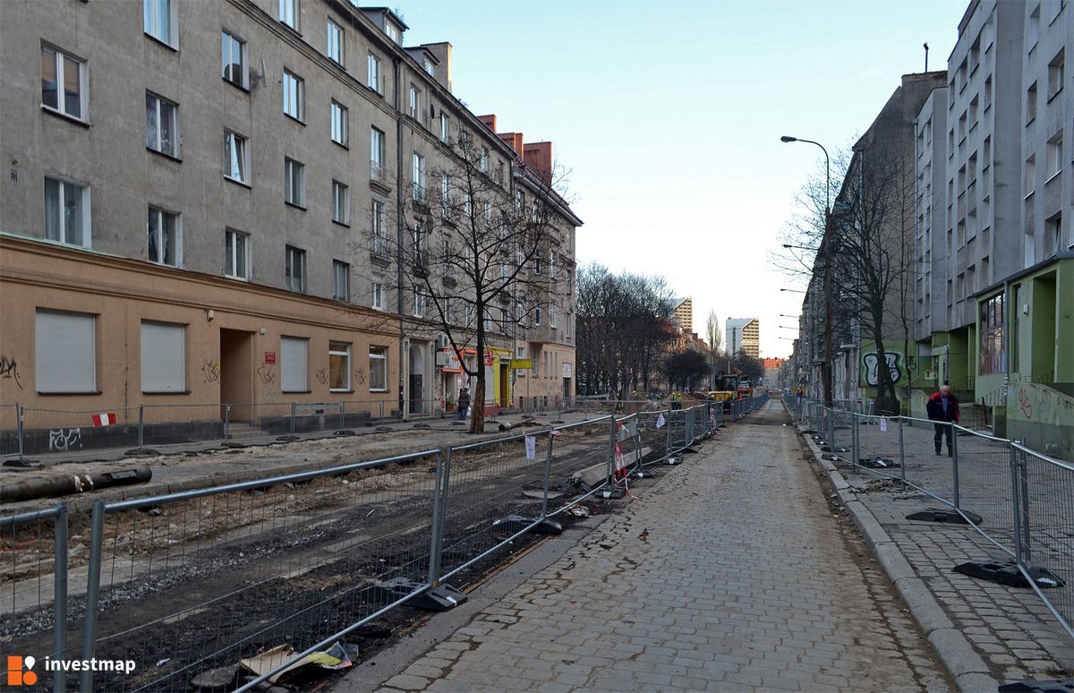 Zdjęcie [Wrocław] Ul. Nowowiejska (przebudowa) fot. alsen strasse 67 