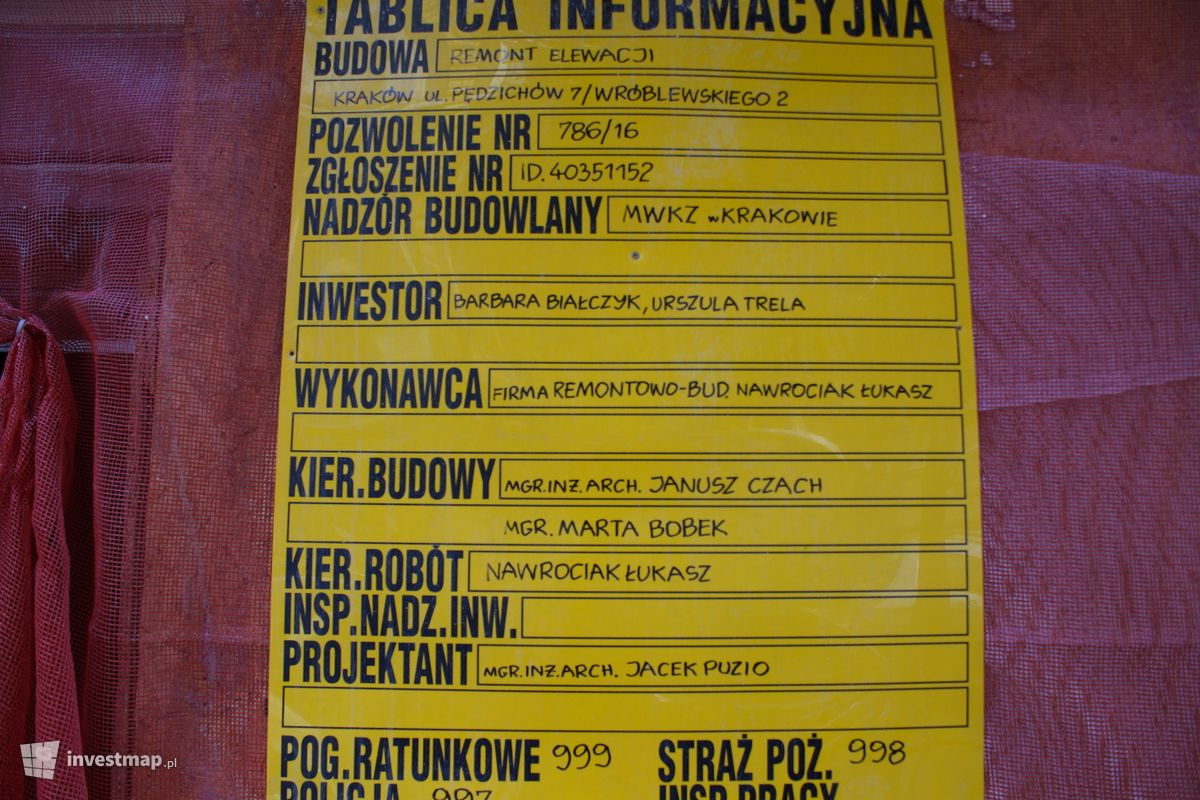 Zdjęcie [Kraków] Remont Kamienicy, ul. Wróblewskiego 2 fot. Damian Daraż 