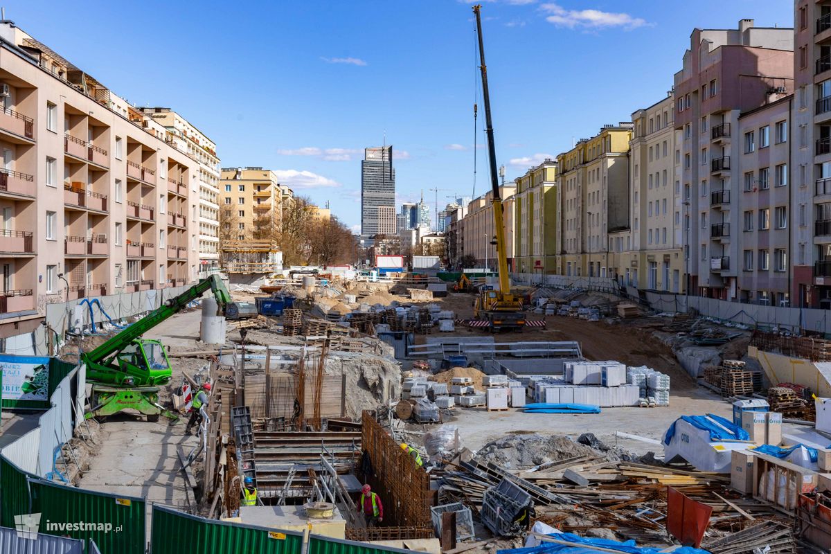 Zdjęcie [Warszawa] Budowa Stacji Metra linii M2 C7 - Młynów fot. Jakub Zazula 