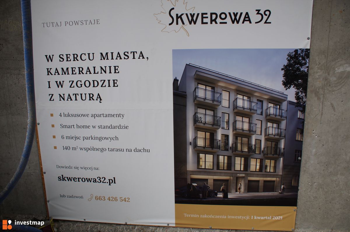 Zdjęcie [Kraków] Budynek Mieszkalny, ul. Skwerowa 32 fot. Damian Daraż 
