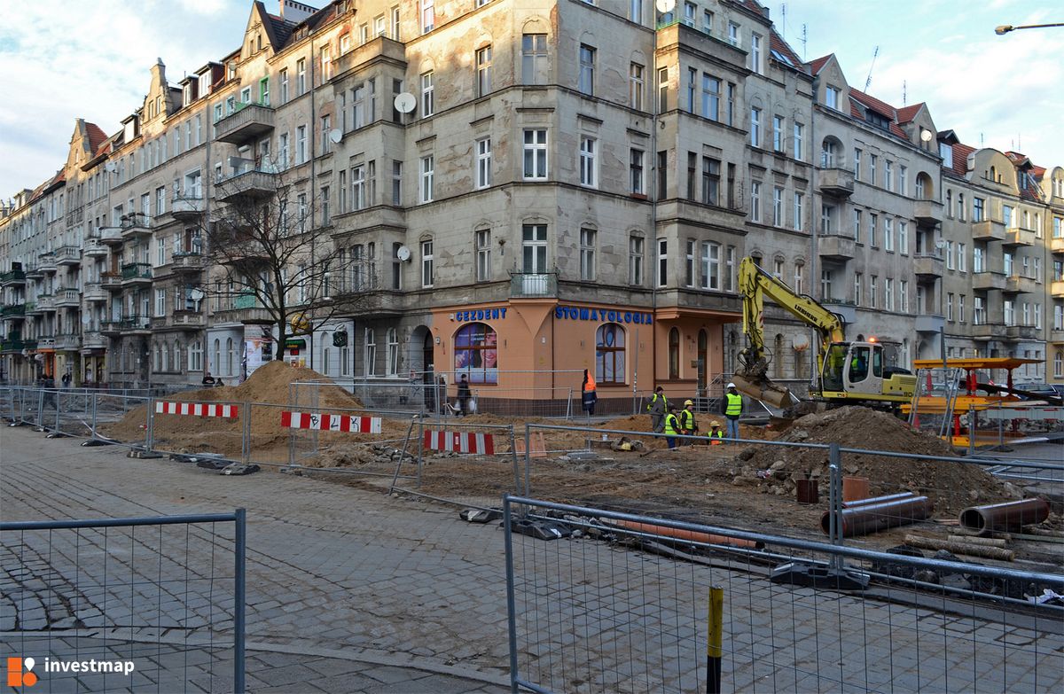 Zdjęcie [Wrocław] Ul. Nowowiejska (przebudowa) fot. alsen strasse 67 