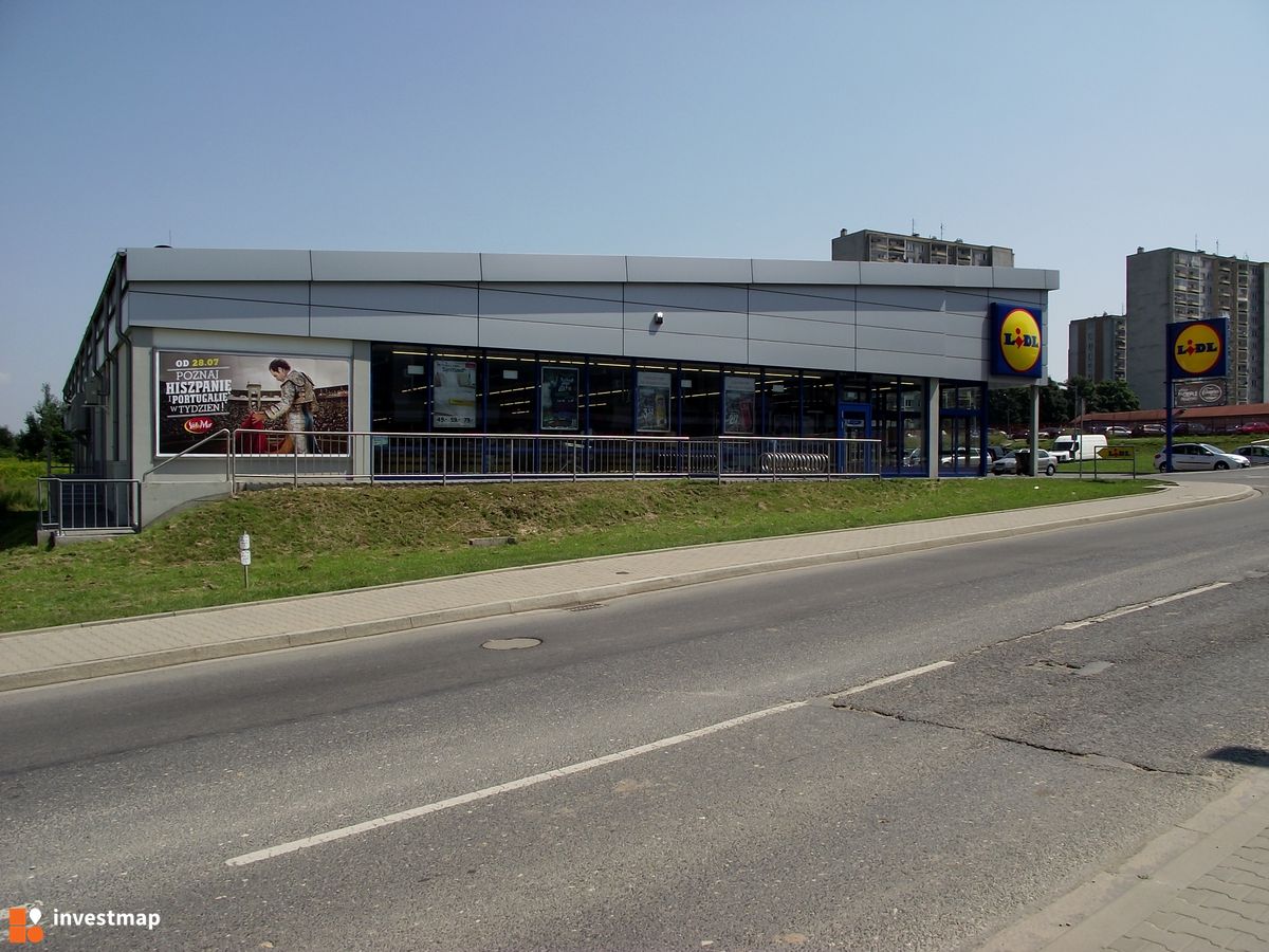 Zdjęcie [Kraków] Supermarket "Lidl" ul. Piasta Kołodzieja fot. Damian Daraż 