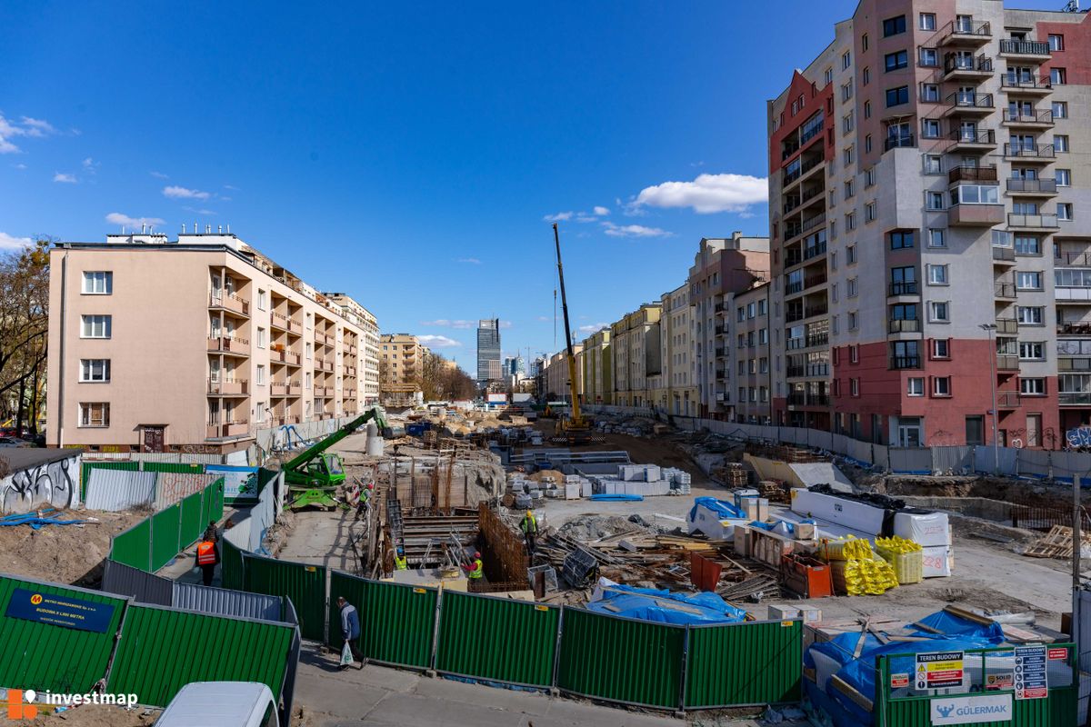 Zdjęcie [Warszawa] Budowa Stacji Metra linii M2 C7 - Młynów fot. Jakub Zazula 