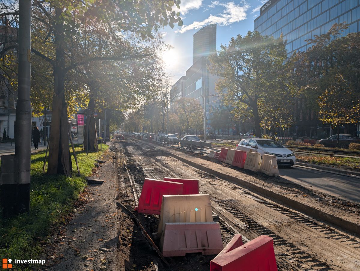 Zdjęcie Przebudowa ul. Powstańców Śląskich fot. Jan Augustynowski