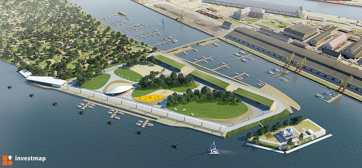Wizualizacja Marina na Wyspie Grodzkiej dodał Jan Hawełko 