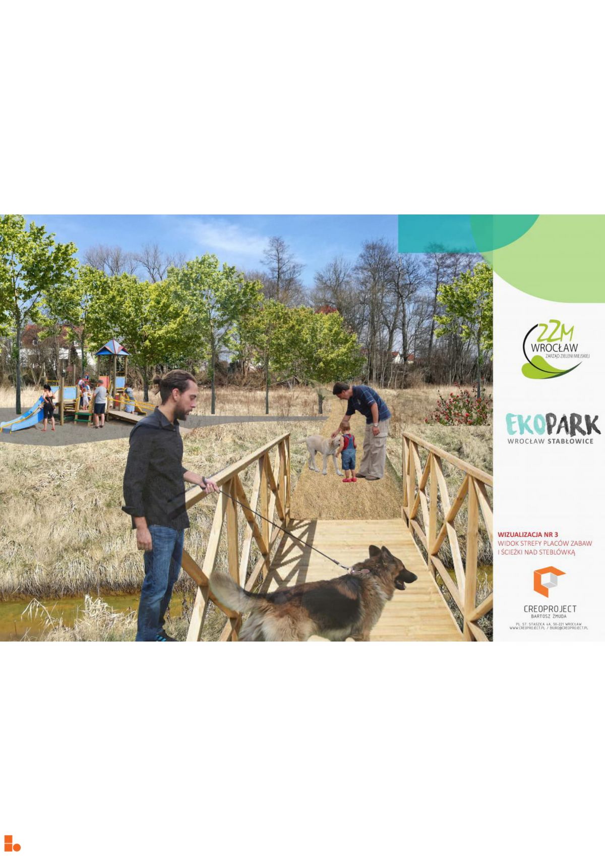 Wizualizacja Ekopark na Stabłowicach 