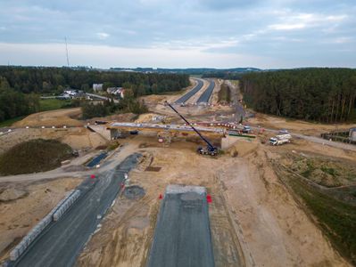 Trwają prace na budowie drogi ekspresowej S6 – Obwodnicy Metropolii Trójmiejskiej [FILMY + ZDJĘCIA]