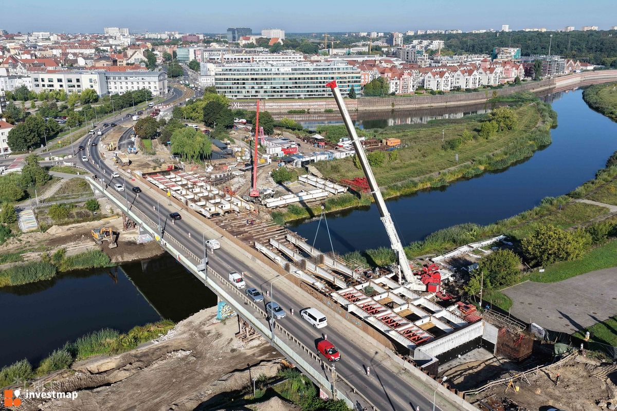Zdjęcie Przebudowa mostu Chrobrego w Poznaniu fot. Orzech 