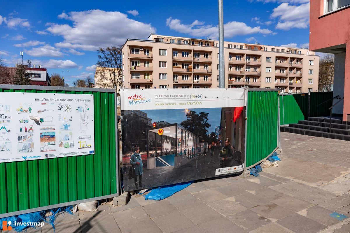 Zdjęcie [Warszawa] Budowa Stacji Metra linii M2 C7 - Młynów fot. Jakub Zazula 