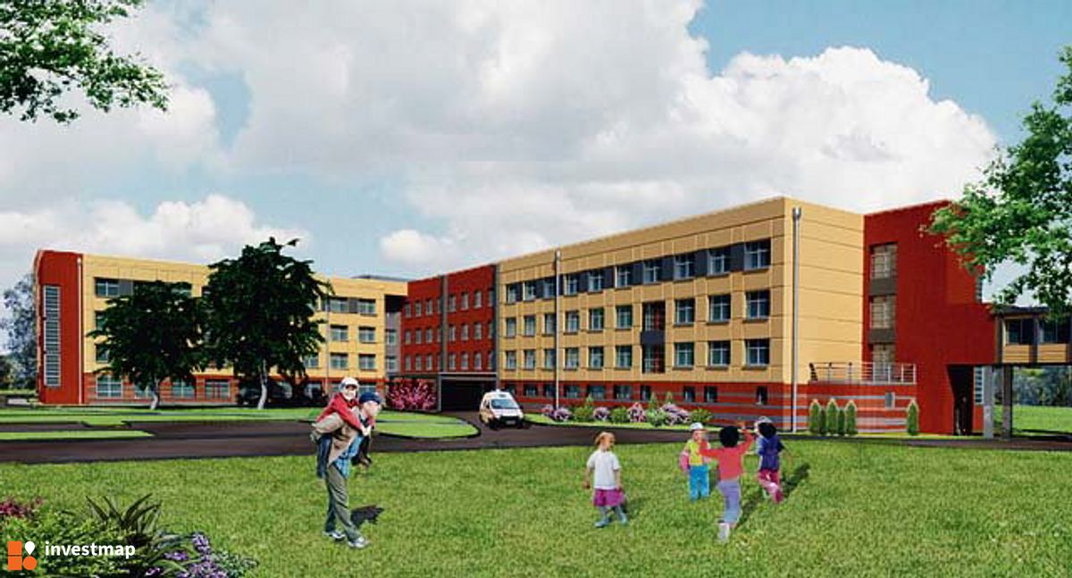 Wizualizacja [Wrocław] Pawilon Pediatryczny Wojewódzkiego Szpitala Specjalistycznego im. J.Gromkowskiego dodał Jan Hawełko 