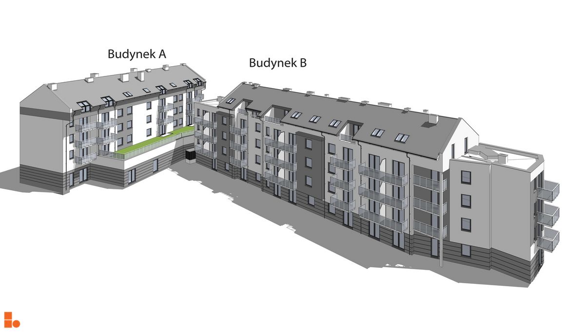 Wizualizacja [Wrocław] Budynki wielorodzinne "Skarbowców II" 