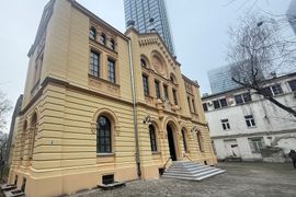 Koniec remontu elewacji synagogi Nożyków w Warszawie