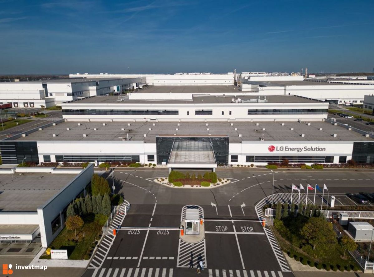 Zdjęcie Fabryka baterii do samochodów LG Energy Solution Wrocław Sp. z o.o. fot. Orzech 