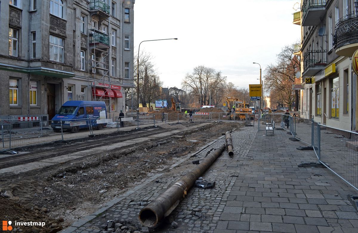 Zdjęcie [Wrocław] Ul. Nowowiejska (przebudowa) fot. alsen strasse 67 