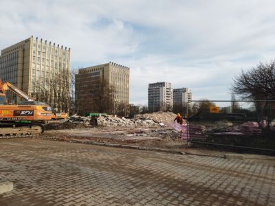 Co powstanie w miejscu po wyburzonym hotelu ibis Budget Kraków Bronowice?