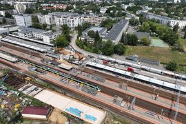 Trwa przebudowa i modernizacja stacji Warszawa Gdańska [FILMY+ZDJĘCIA]