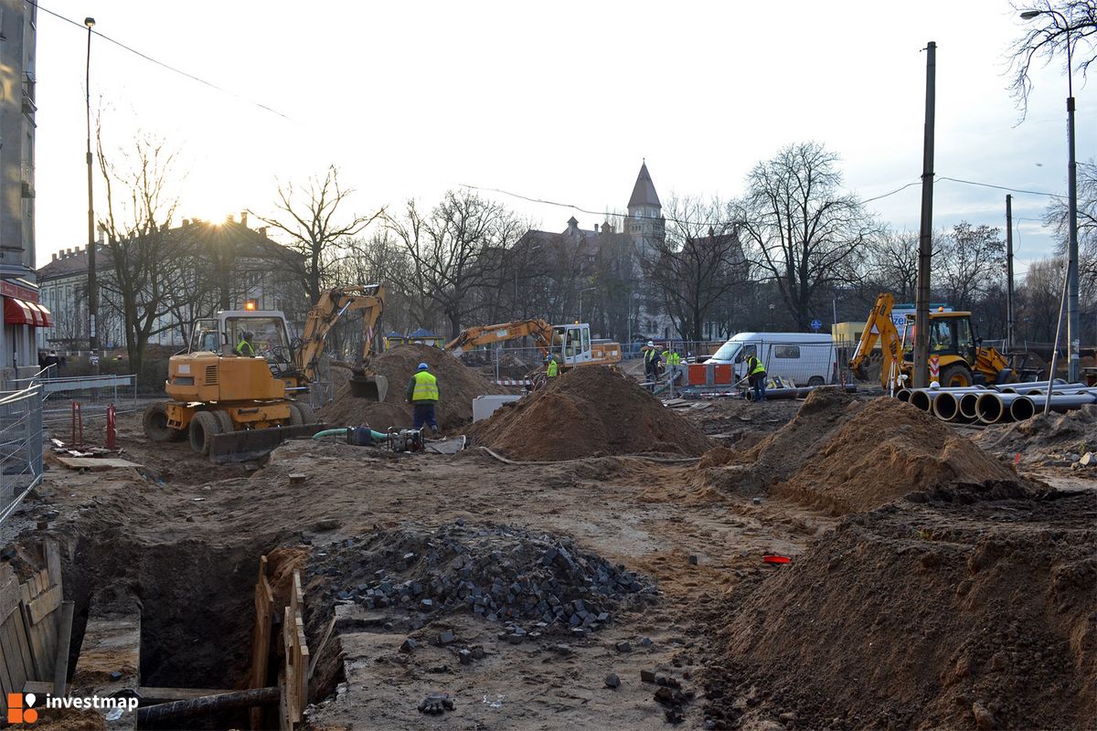 Zdjęcie [Wrocław] Ul. Nowowiejska (przebudowa) fot. alsen strasse 67 