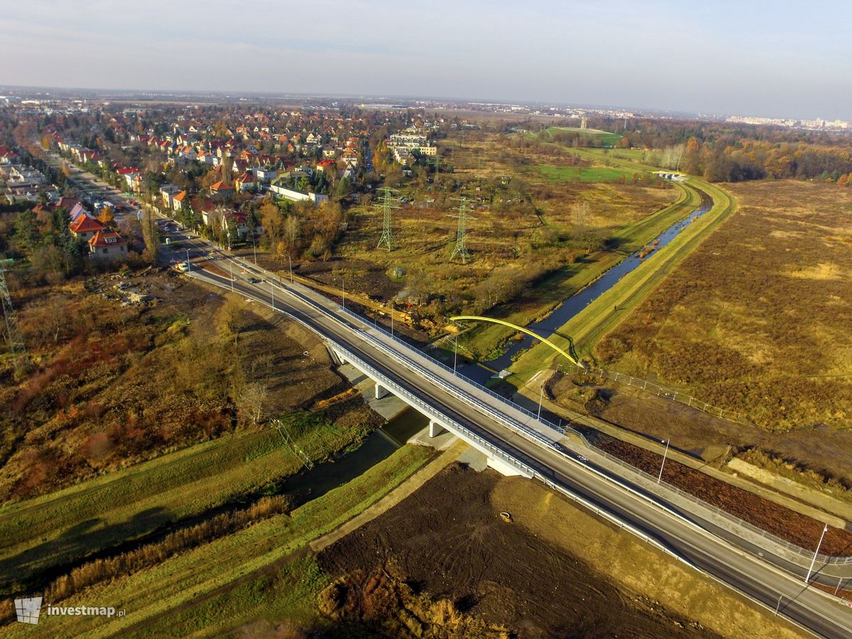 Zdjęcie [Wrocław] Połączenie Krzyki-Oporów (Most na Ślęzie w ciągu ul. Racławickiej i Al. Piastów) 