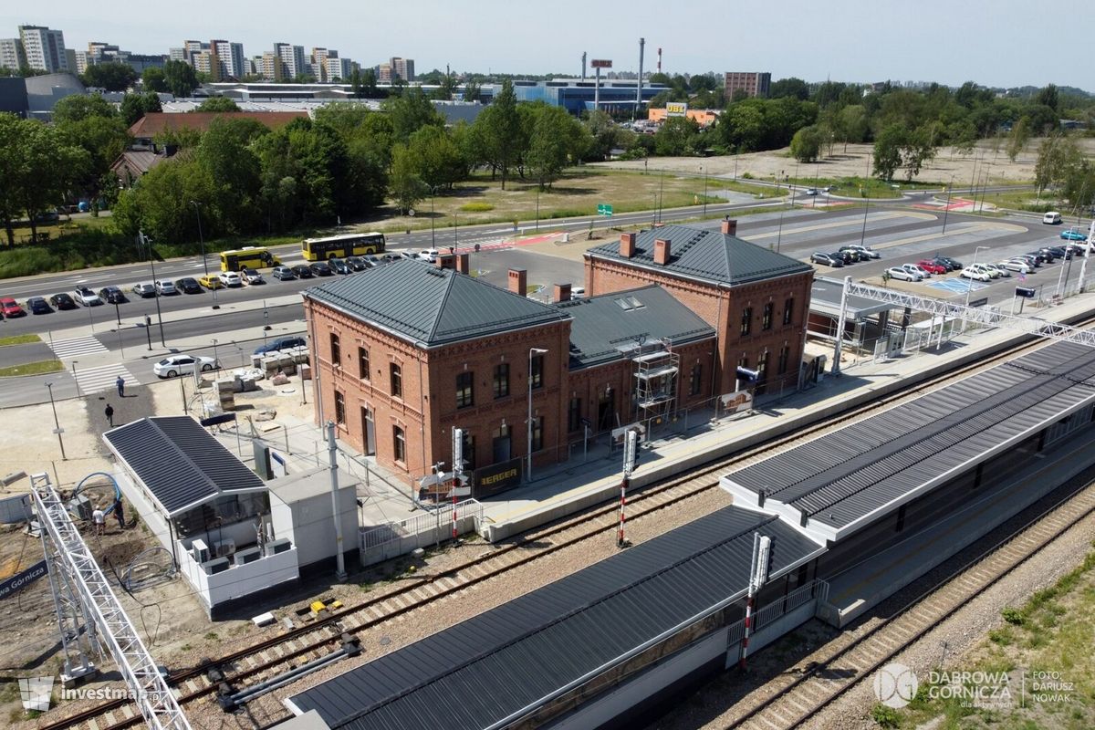 Zdjęcie Remont dworca kolejowego w Dąbrowie Górniczej fot. Orzech 