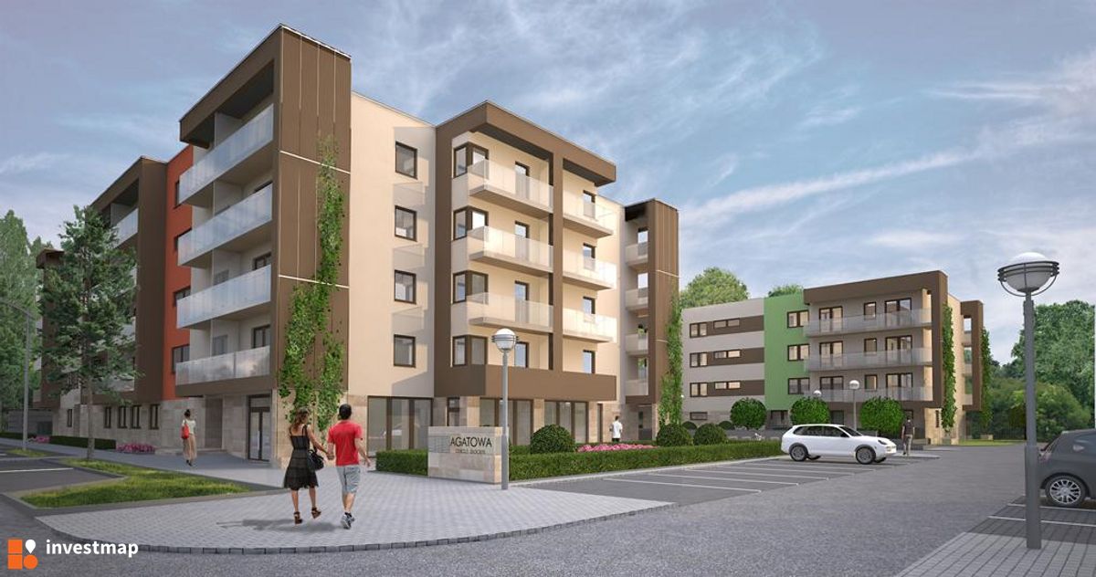 Wizualizacja [Kraków] Budynki Mieszkalne, ul. Agatowa dodał Damian Daraż 