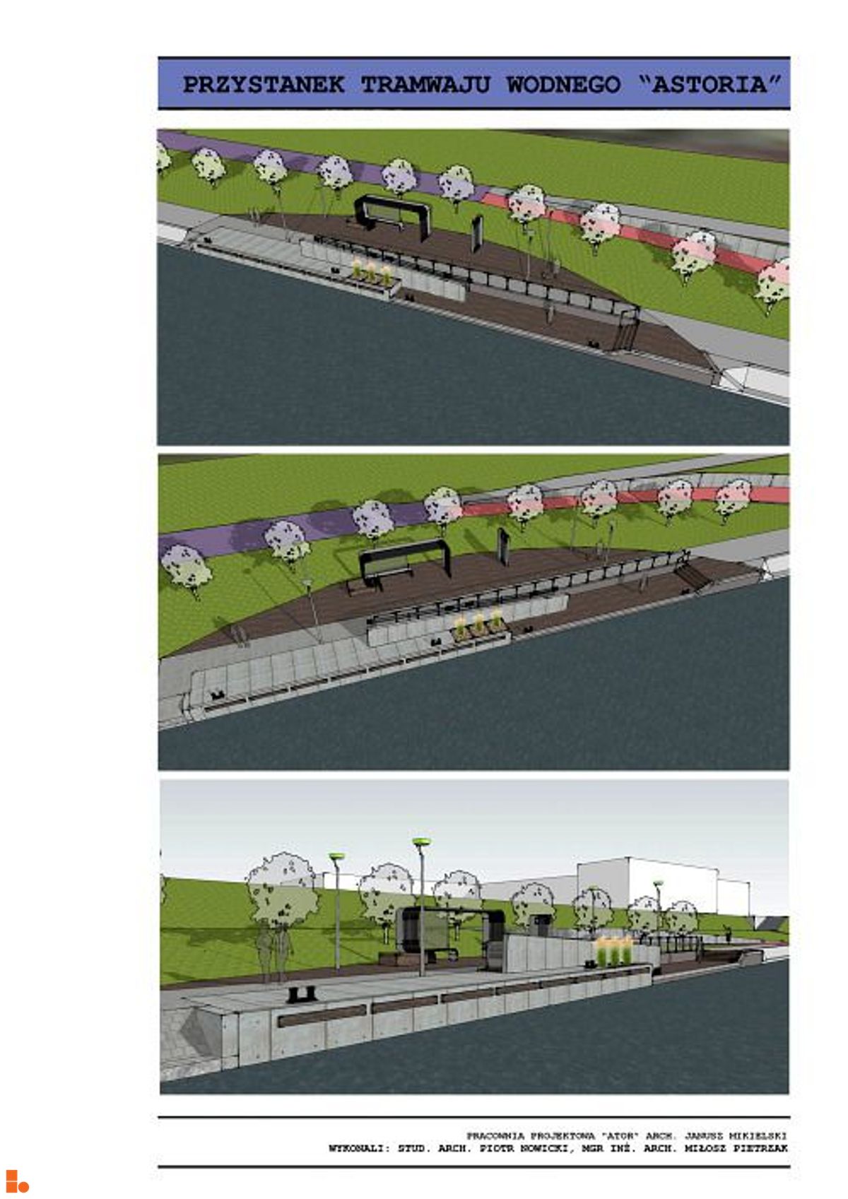 Wizualizacja [Bydgoszcz] Bydgoski Węzeł Wodny 