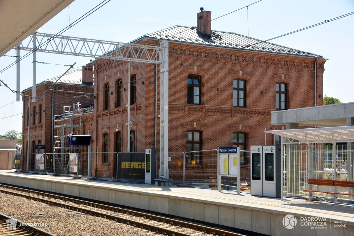 Zdjęcie Remont dworca kolejowego w Dąbrowie Górniczej fot. Orzech 