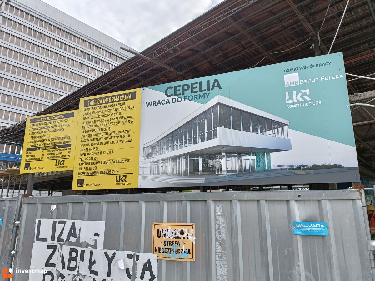 Zdjęcie Remont pawilonu Cepelii fot. mickam 