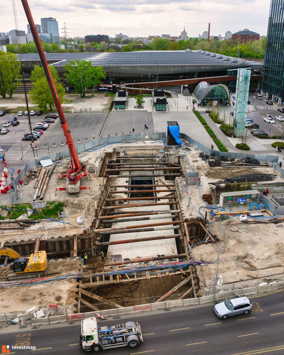 Zdjęcie Trasa tramwajowa do Dworca Zachodniego fot. Orzech 