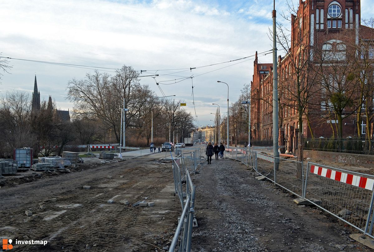 Zdjęcie [Wrocław] Ul. Nowowiejska (przebudowa) fot. alsen strasse 67 