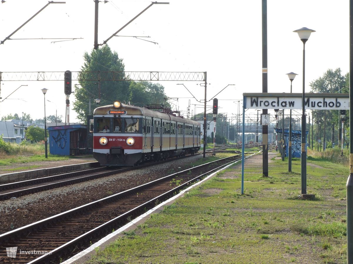 Wizualizacja Modernizacja stacji Wrocław Muchobór 