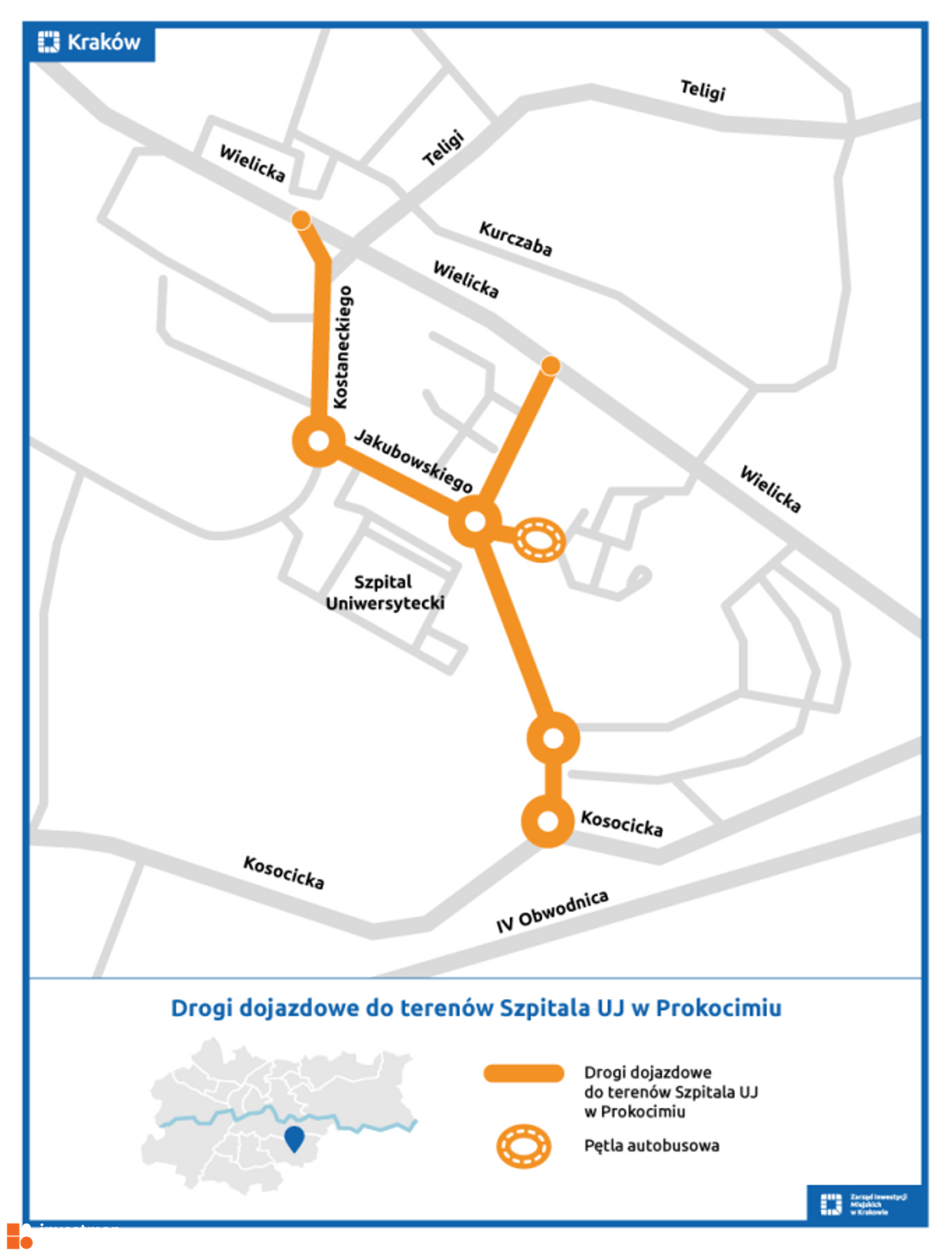 Wizualizacja Przebudowa dróg w rejonie Szpitala Dziecięcego w Prokocimiu  dodał Hania Kowalczyk 