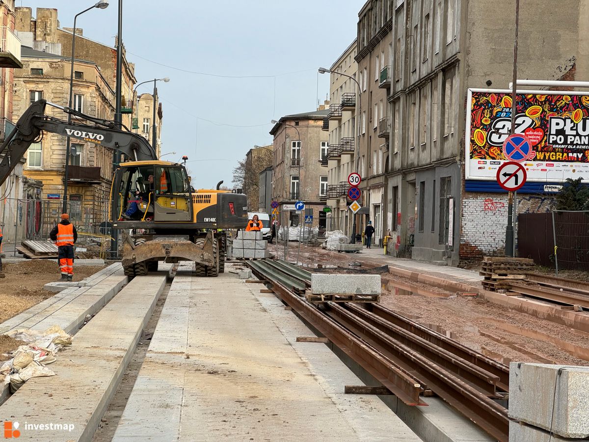 Zdjęcie Remont ul. Przybyszewskiego fot. Jan Augustynowski