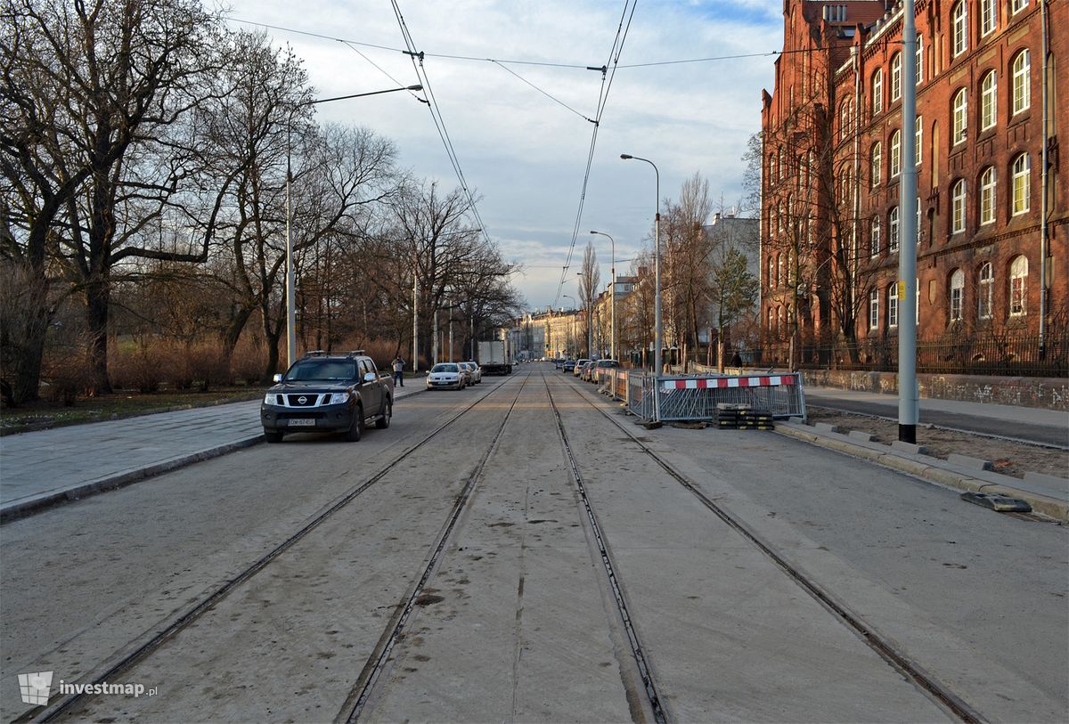 Zdjęcie [Wrocław] Ul. Nowowiejska (przebudowa) fot. alsen strasse 67 