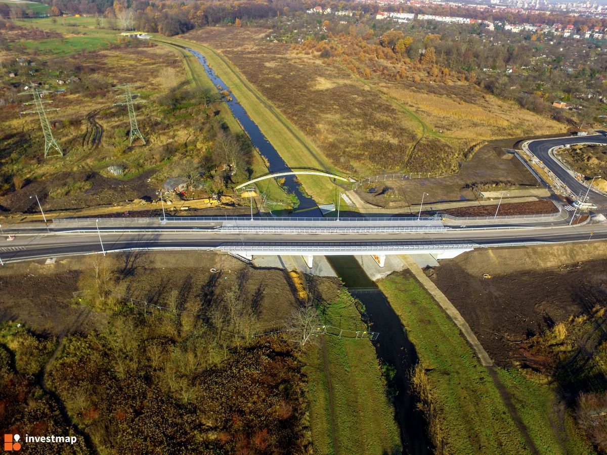 Zdjęcie [Wrocław] Połączenie Krzyki-Oporów (Most na Ślęzie w ciągu ul. Racławickiej i Al. Piastów) 