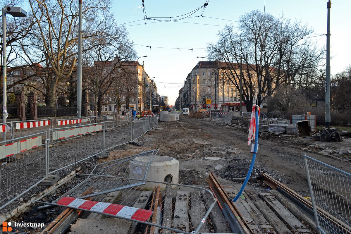 Zdjęcie [Wrocław] Ul. Nowowiejska (przebudowa) fot. alsen strasse 67 