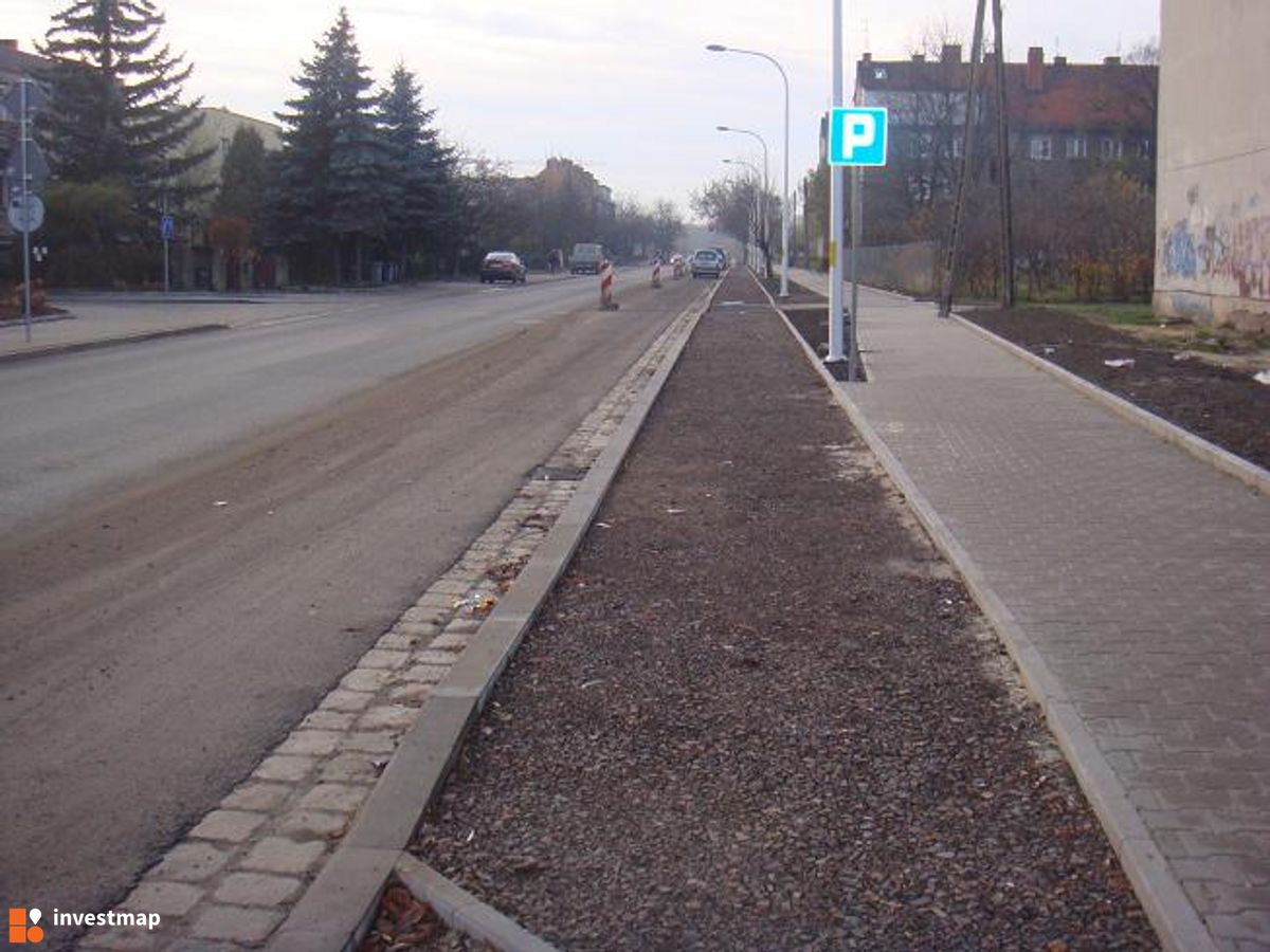 Zdjęcie [Wrocław-Krzyki] Przebudowa ul. Bardzkiej i linia tramwajowa na Gaj fot. Jan Augustynowski