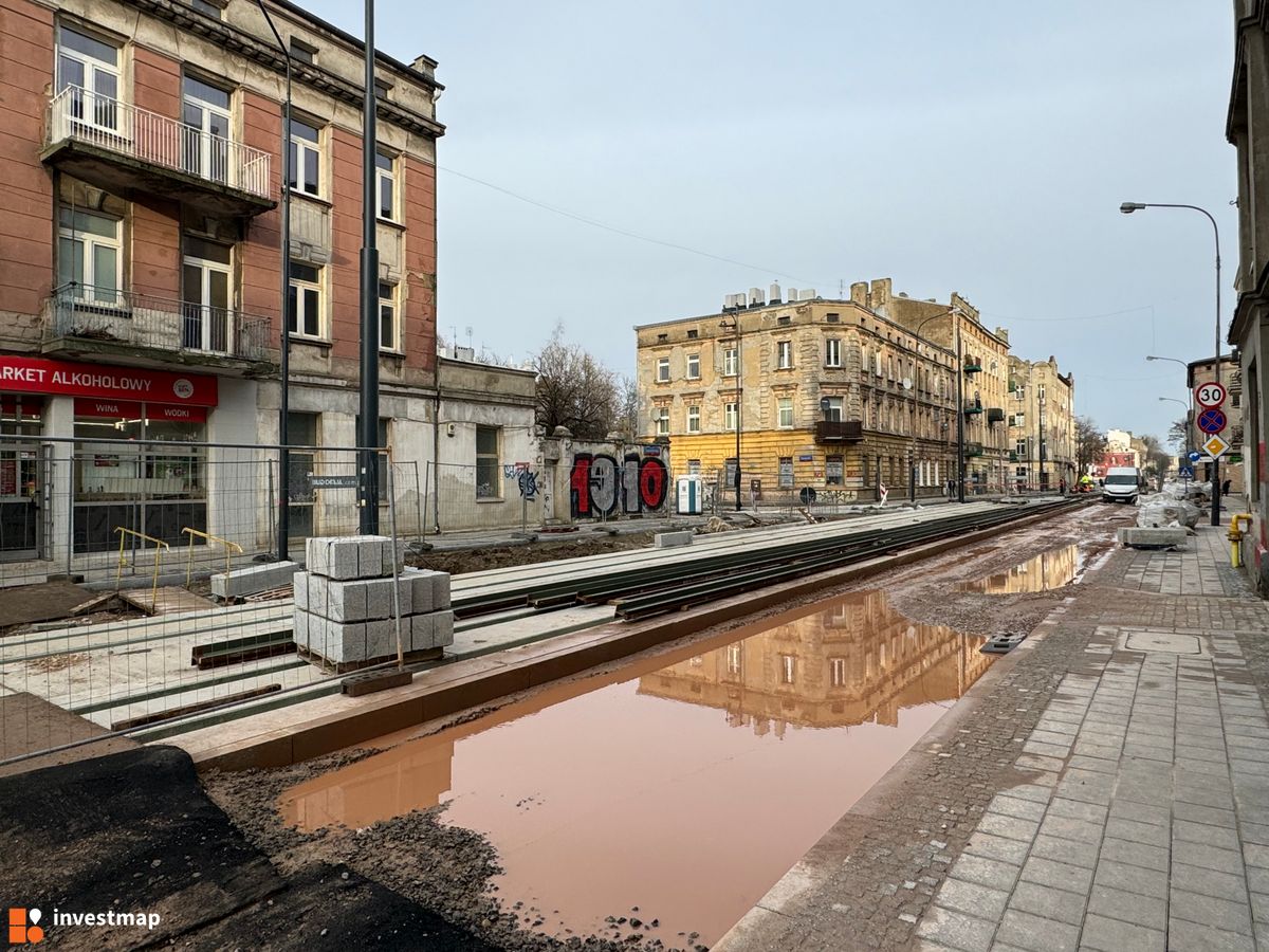 Zdjęcie Remont ul. Przybyszewskiego fot. Jan Augustynowski