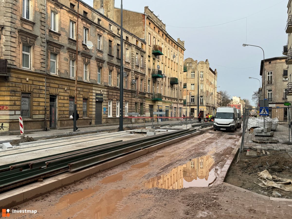 Zdjęcie Remont ul. Przybyszewskiego fot. Jan Augustynowski