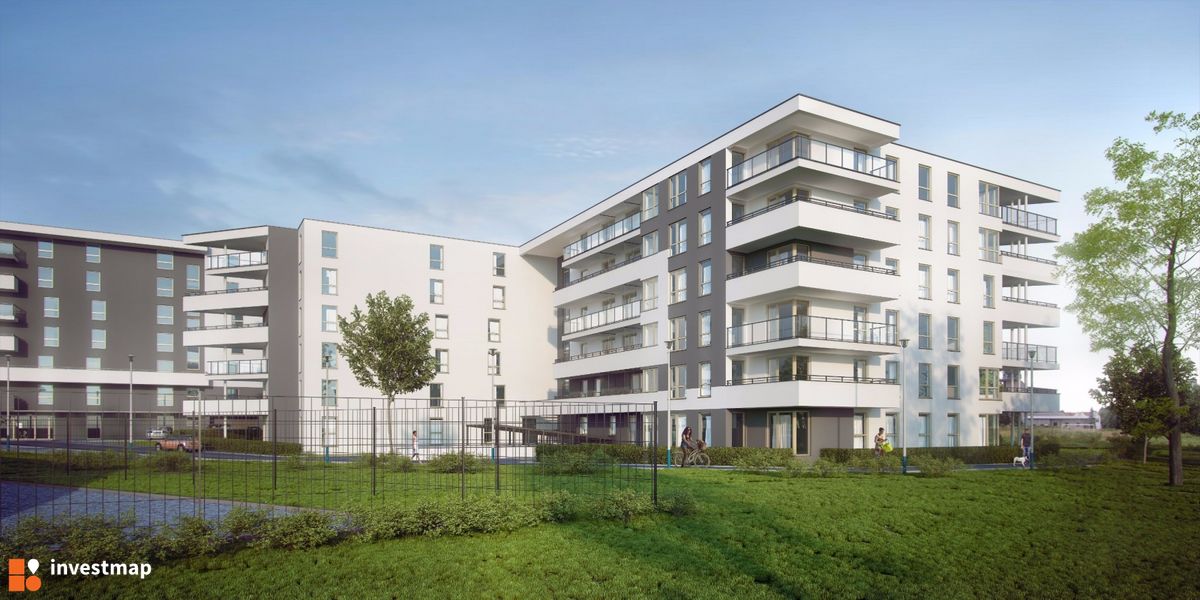 Wizualizacja [Kraków] Apartamenty, ul. Rydygiera (etap I i II) dodał Damian Daraż 