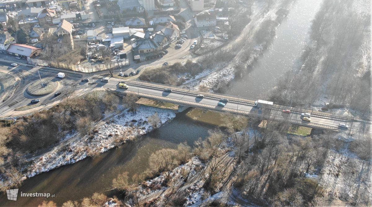 Zdjęcie Budowa nowego i przebudowa istniejącego mostu przez rzekę Bóbr, w ciągu DK94 w Bolesławcu fot. Orzech 