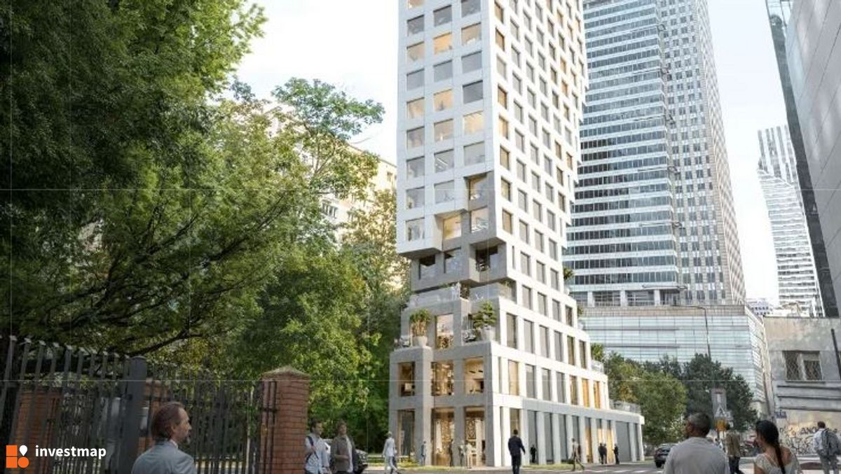 Wizualizacja [Warszawa] Wieżowiec "Pin Tower" dodał Orzech 