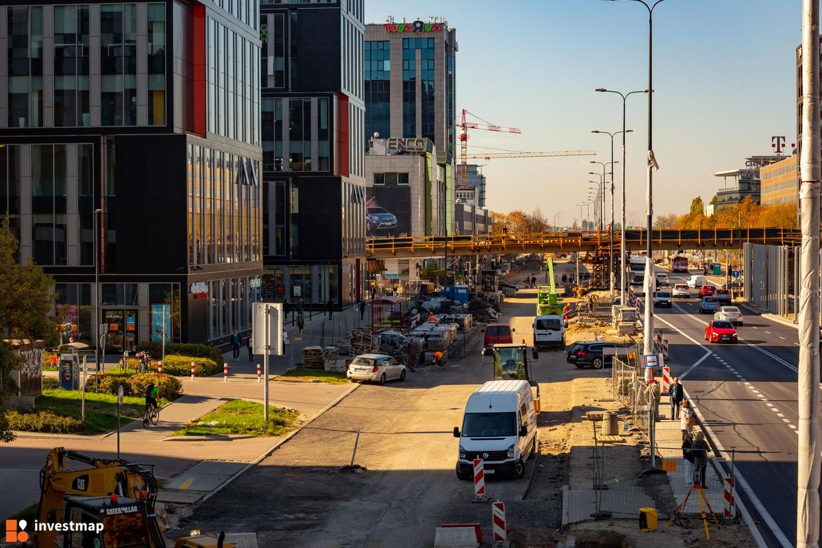 Zdjęcie [Warszawa] Remont ulicy Marynarskiej fot. Jakub Zazula 