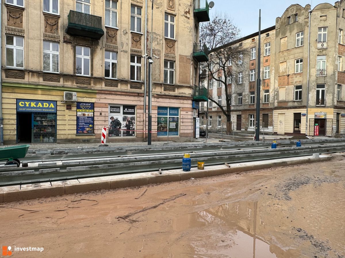 Zdjęcie Remont ul. Przybyszewskiego fot. Jan Augustynowski