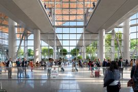 Projekt budowlany terminala pasażerskiego Lotniska CPK gotowy [WIZUALIZACJE]