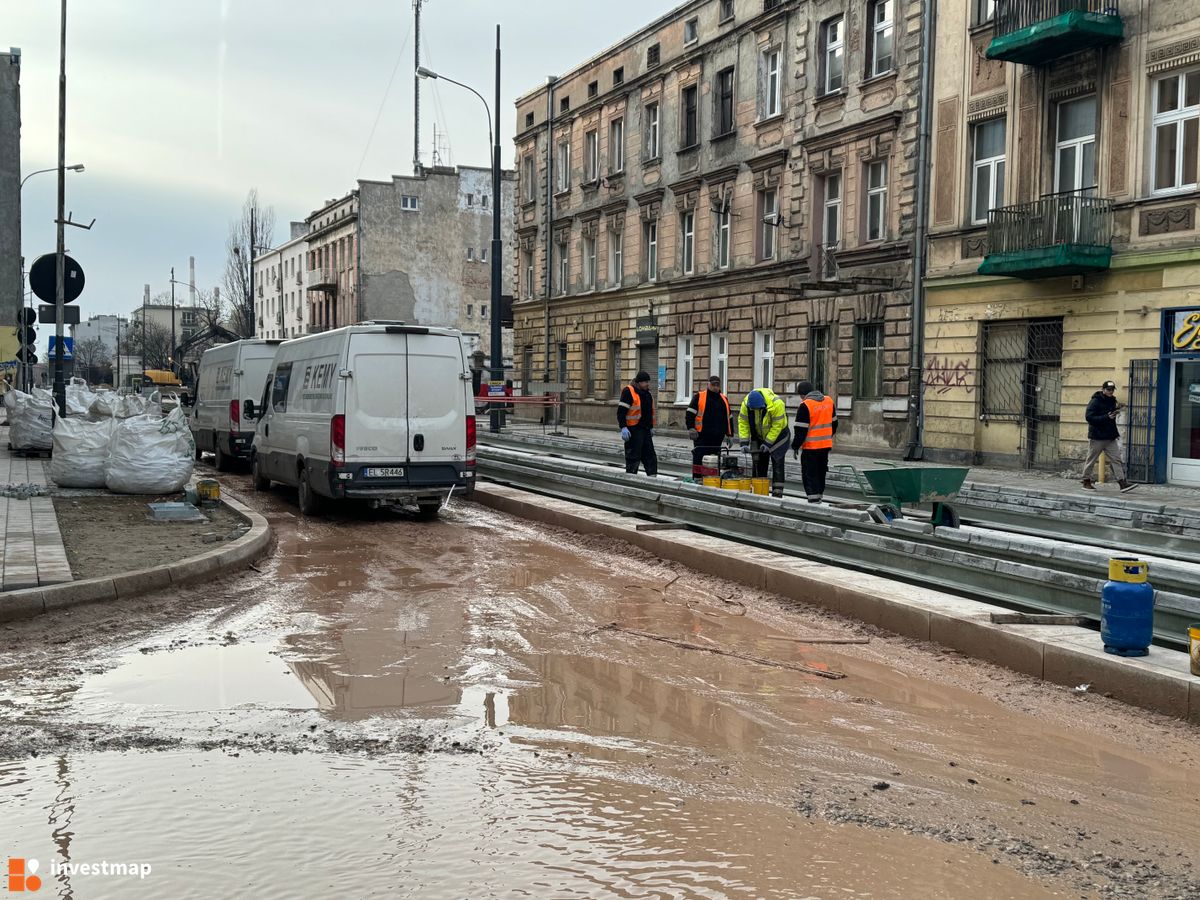 Zdjęcie Remont ul. Przybyszewskiego fot. Jan Augustynowski