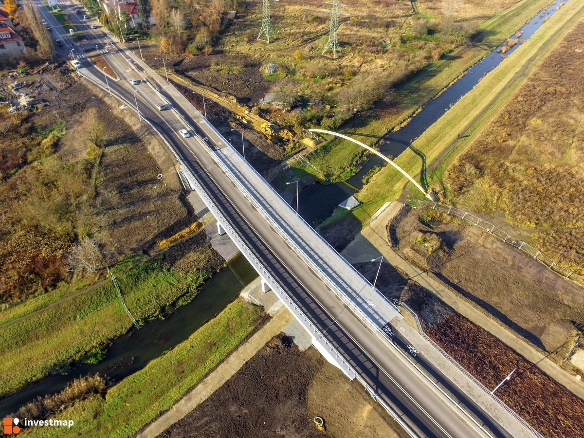 Zdjęcie [Wrocław] Połączenie Krzyki-Oporów (Most na Ślęzie w ciągu ul. Racławickiej i Al. Piastów) 