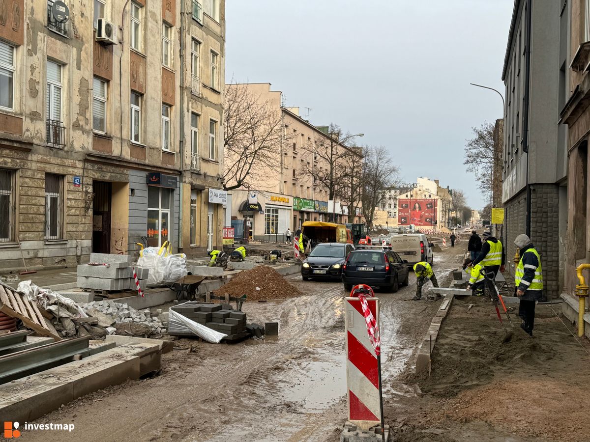 Zdjęcie Remont ul. Przybyszewskiego fot. Jan Augustynowski