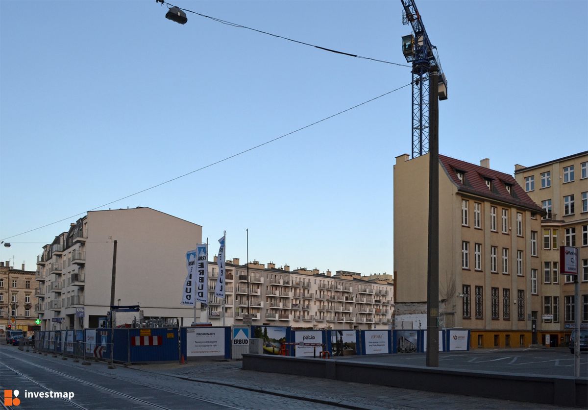 Zdjęcie [Wrocław] Budynek apartamentowo-biurowy, ul. Dąbrowskiego 40 fot. alsen strasse 67 