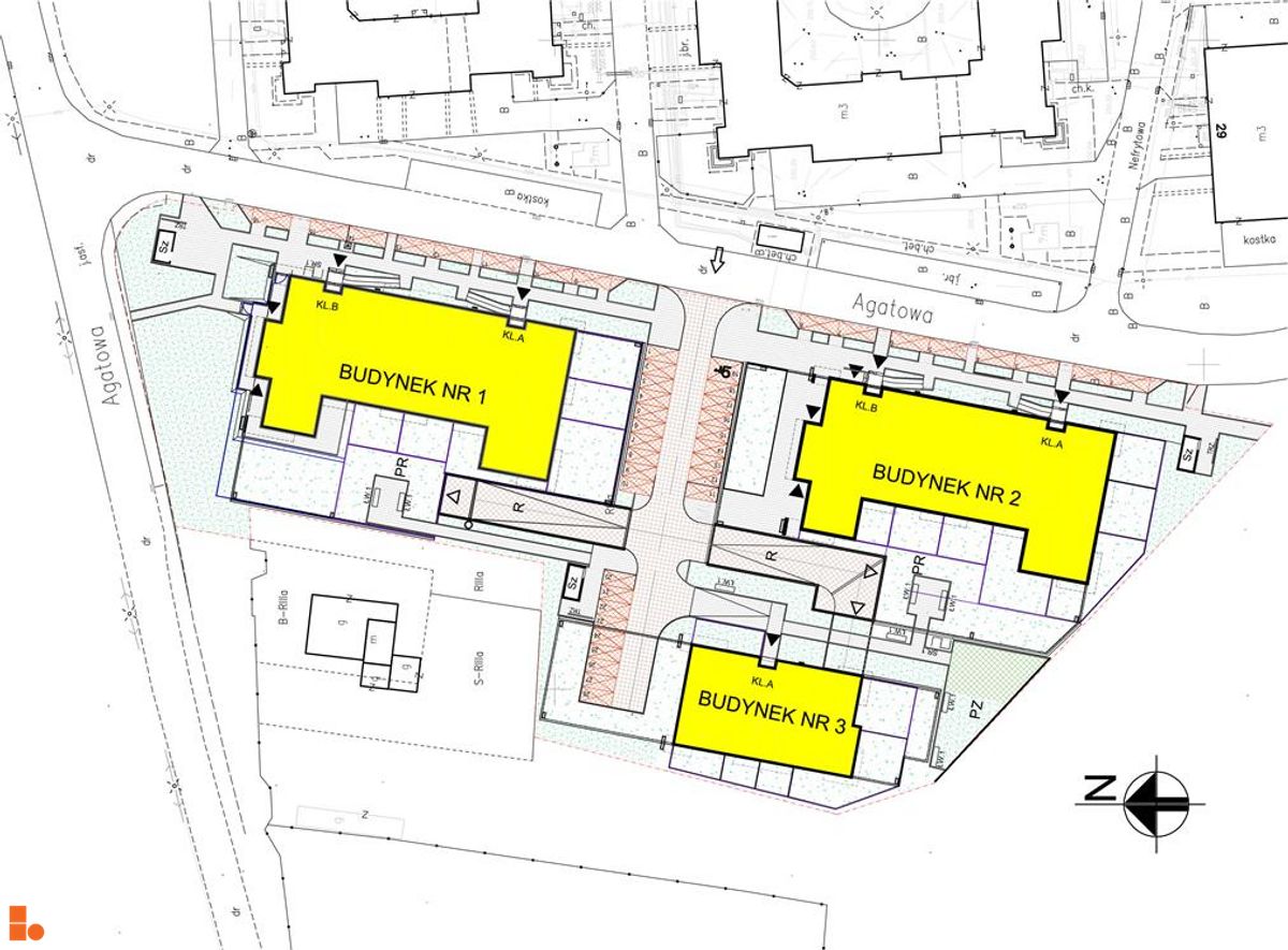 Wizualizacja [Kraków] Budynki Mieszkalne, ul. Agatowa dodał Damian Daraż 
